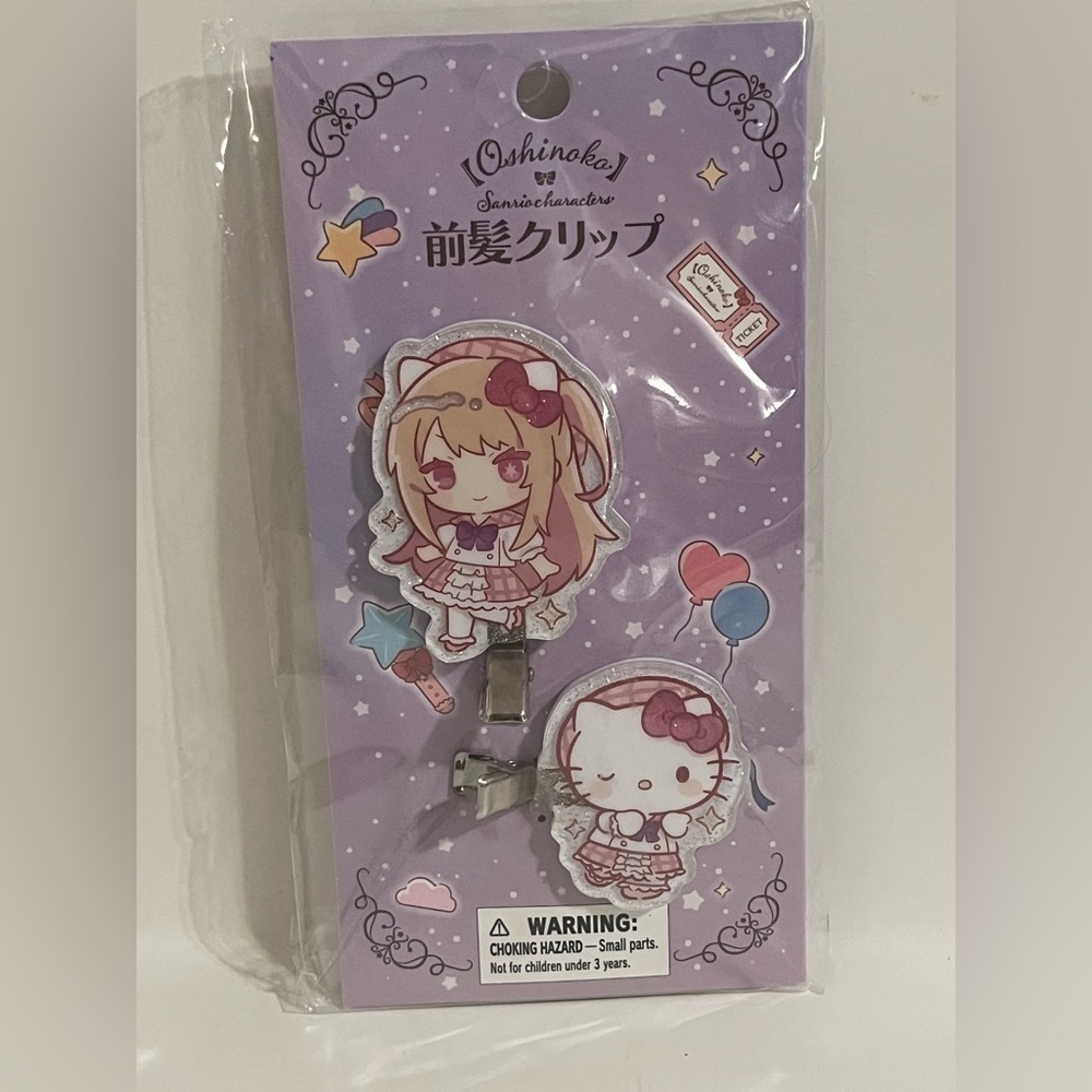 Oshinoko x Sanrio Hello Kitty Hair Clips